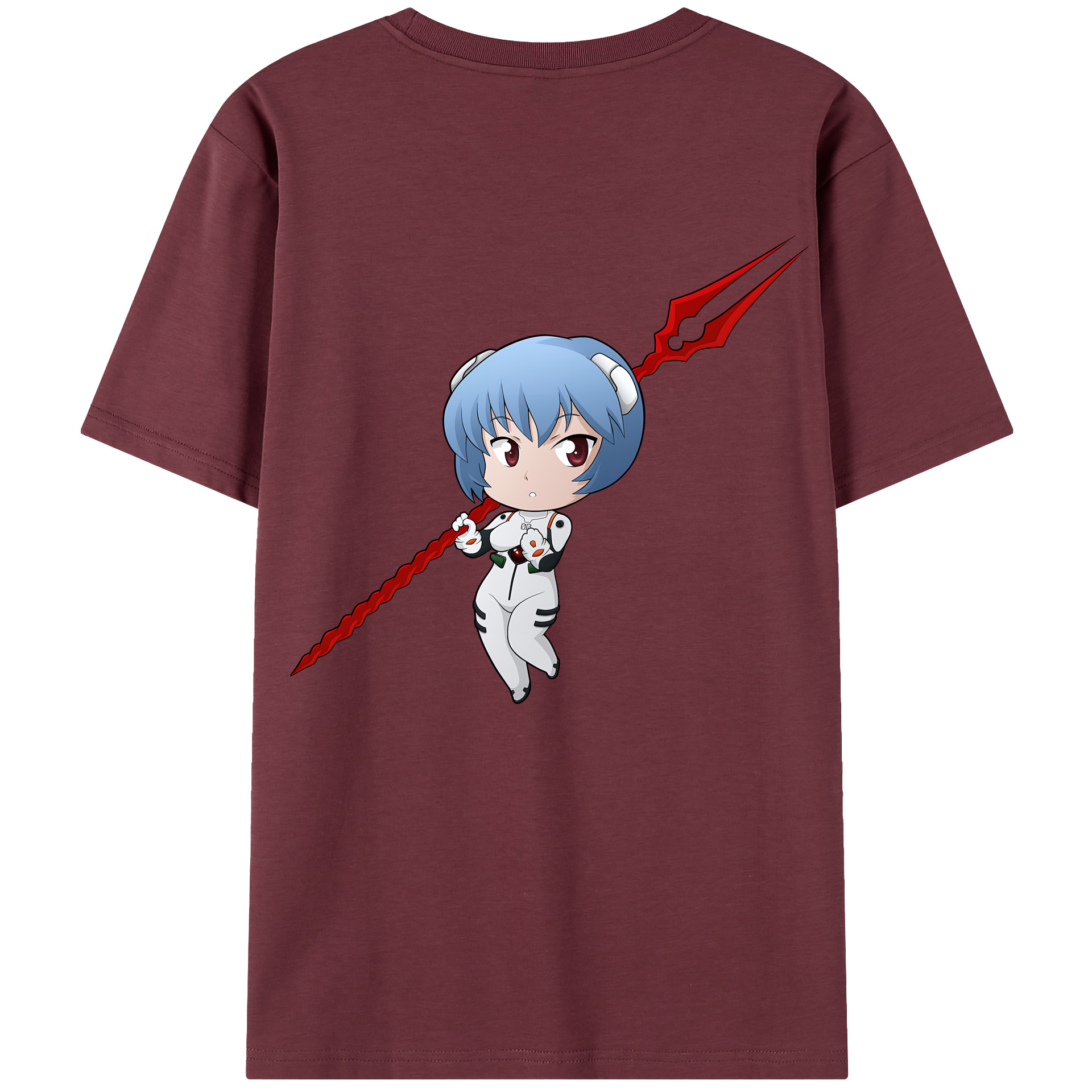 （画像用） EVA 新世紀エヴァンゲリオン 綿100％半袖Tシャツ（背面プリント）